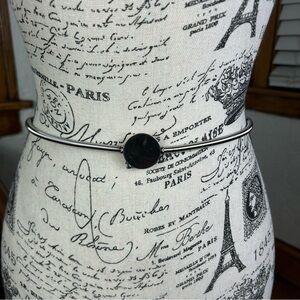 Vintage Thin Slinky Silver Disk Retro Disco Belt Size S/M